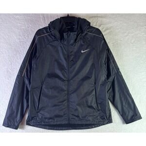 Nike Women's Storm Fit Running Jacket Lightweight Hooded Full Zip Sz Large